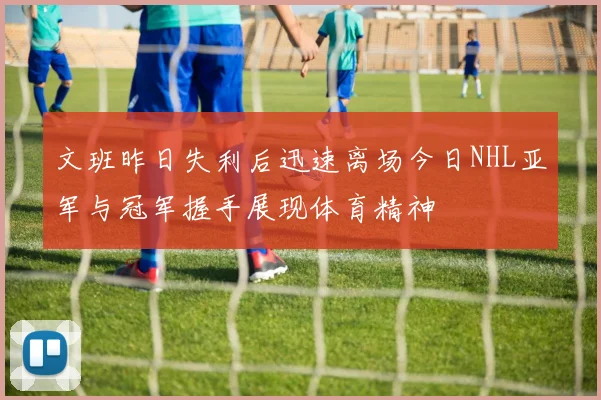 文班昨日失利后迅速离场今日NHL亚军与冠军握手展现体育精神
